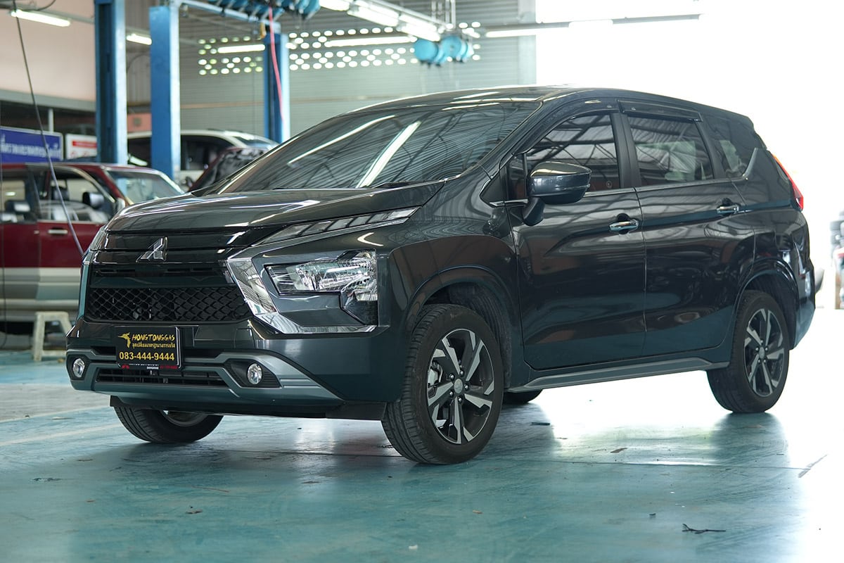 Mitsubishi Xpander ติดแก๊ส Prins ถังโดนัทหุ้มยาง หงษ์ทองแก๊ส