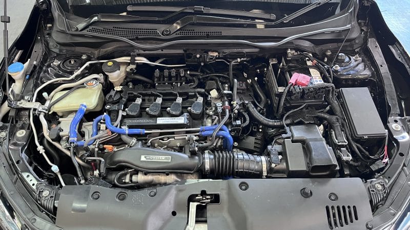 หน้าห้องเครื่อง - Honda Civic FK 1.5T ติดแก๊ส Prins VSI-3 DI - หงษ์ทองแก๊ส