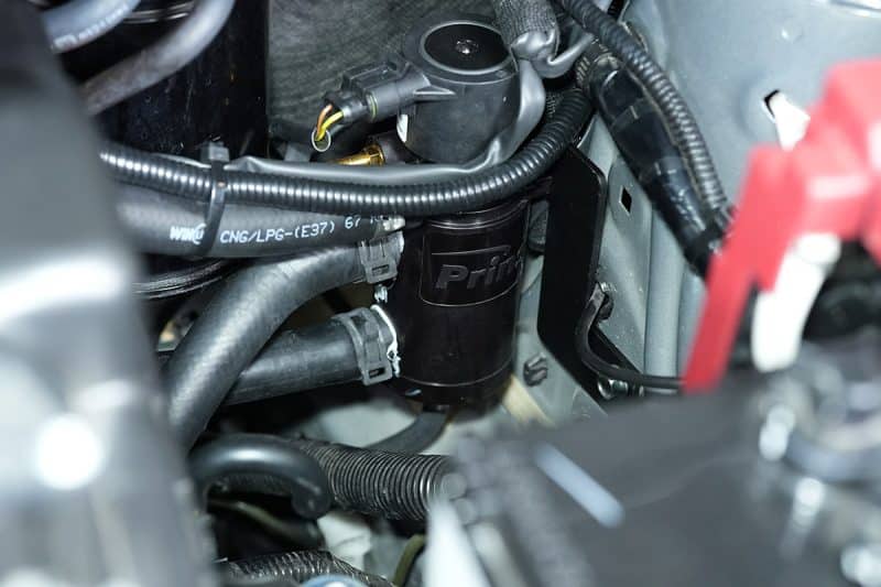 Mitsubishi Xpander ติดแก๊ส Prins Silverline หม้อต้ม Prins eVP500 ถังโดนัทหุ้มยาง หงษ์ทองแก๊ส