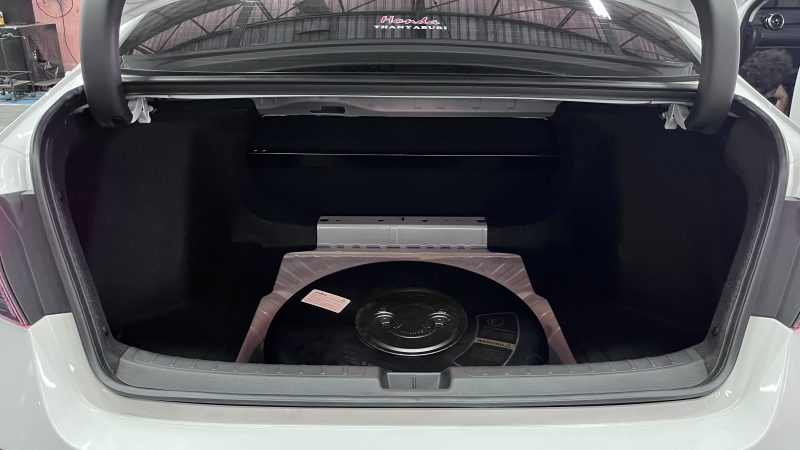 Civic 1.5T ติดแก๊ส Prins VSI-3 DI ถังโดนัทวางบน 42 ลิตร หงษ์ทองแก๊ส