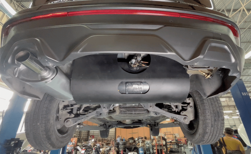 รีวิว Captiva 1.5 Turbo ติดแก๊ส Prins Technomax ถังแคปซูลใต้ท้อง (หุ้มเกราะ)