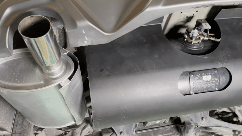 รีวิว Captiva 1.5 Turbo ติดแก๊ส Prins Technomax ถังแคปซูลใต้ท้อง (หุ้มเกราะ)