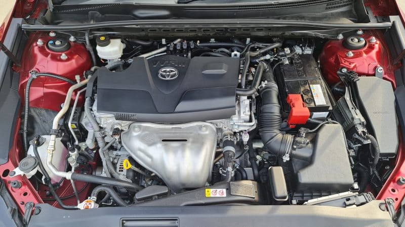 Camry 2.0 D4S ติดแก๊ส Prins VSI-3 DI -ภาพหน้าเครื่อง