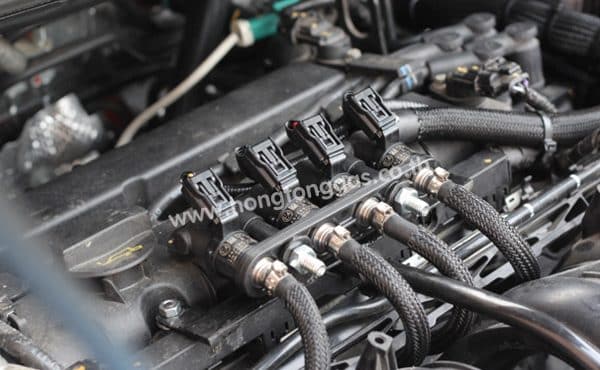 รางหัวฉีด Keihin K9 - รีวิว Ford Fiesta 1.0 EcoBoost ติดแก๊ส Prins VSI-3 DI หงษ์ทองแก๊ส