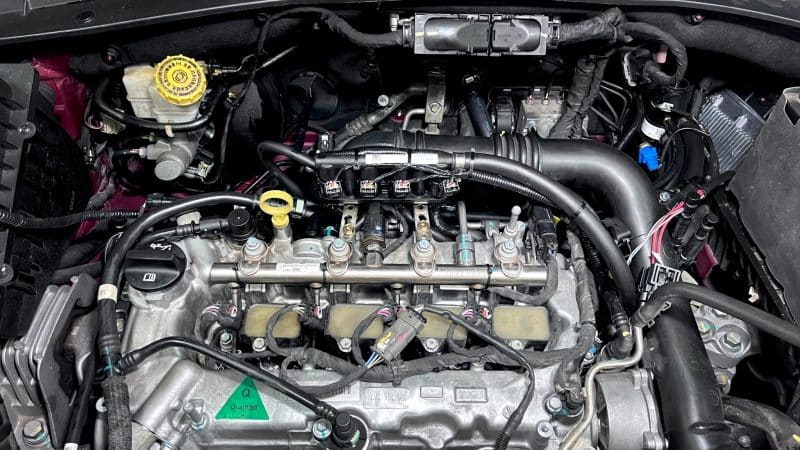 หน้าเครื่อง - MG HS 1.5T ติดแก๊ส Prins VSI-3 DI หงษ์ทองแก๊ส