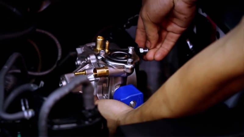 หม้อต้ม Tomasetto ติดแก๊สรถยนต์ fortuner ติดแก๊ส Prins ถังโดนัทใต้ท้องหุ้มยาง หงษ์ทองแก๊ส