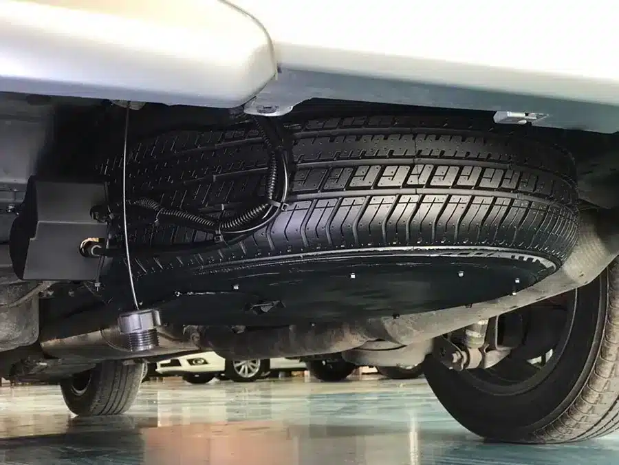 ติดแก๊ส Toyota Alphard ถังโดนัท (หุ้มยาง) หงษ์ทองแก๊ส