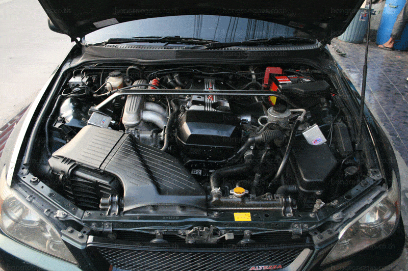 รีวิว Toyota Altezza ติดแก๊ส Prins Technomax ถังแคปซูลวางบน หงษ์ทองแก๊ส