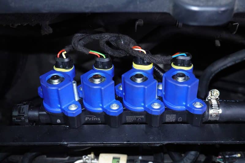 ติดแก๊ส Honda hrv หงษ์ทองแก๊ส Prins Silverline, Technomax รางหัวฉีด Prins Gemini