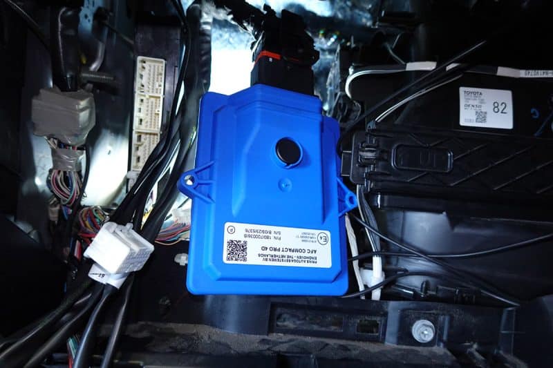 ติดแก๊ส LPG Toyota Vios กล่องอีซียู Prins Technomax ถังโดนัท หงษ์ทองแก๊ส