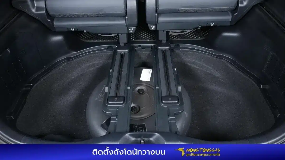 ติดแก๊ส lpg โตโยต้า อัลพาร์ด Prins Silverline ถังโดนัท วางบน หงษ์ทองแก๊ส