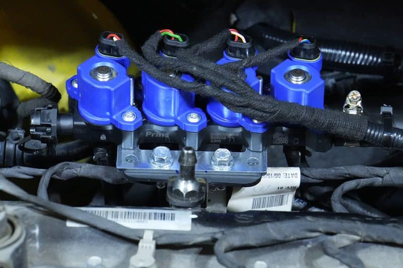 MG3 ติดแก๊ส หงษ์ทองแก๊ส Prins Technomax รางหัวฉีด Prins Gemini