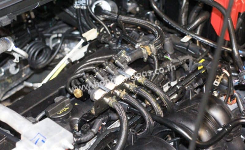 Ford Ecosport 1.5L ติดแก๊ส หัวฉีด
