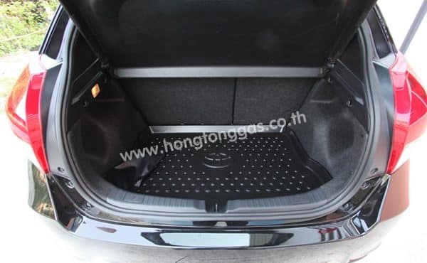 ถังโดนัทวางบน - รีวิว Toyota All New Yaris ติดแก๊ส Prins หงษ์ทองแก๊ส