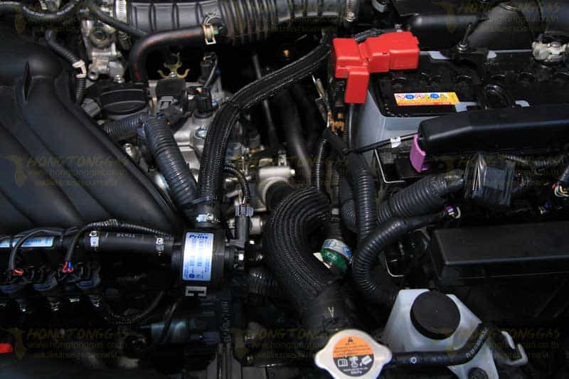 รีวิว Nissan Shlphy 1.8V ติดแก๊ส Prins VSI-2 หงษ์ทองแก๊ส กรองแก๊ส