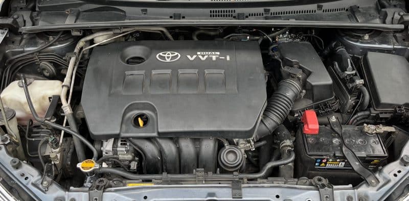 หน้าเครื่อง - Toyota All New Altis ติดแก๊ส Prins หงษ์ทองแก๊ส
