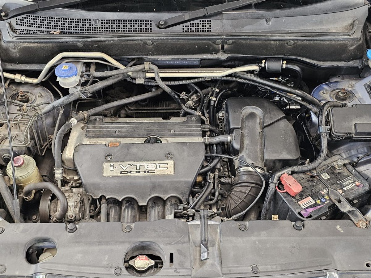 หน้าเครื่อง Honda CRV ติดแก๊ส lpg มาตรฐานสูง หงษ์ทองแก๊ส