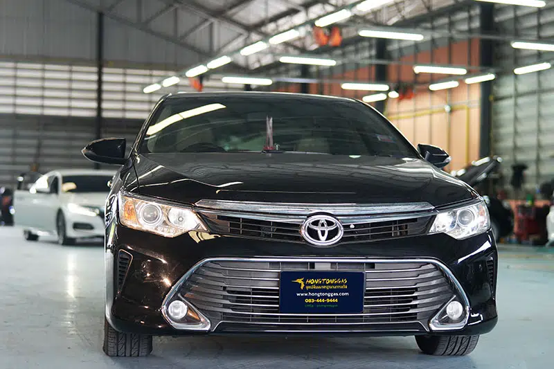 ติดแก๊ส Camry 2.5 Prins Silverline ถังโดนัท 62 ลิตร หงษ์ทองแก๊ส