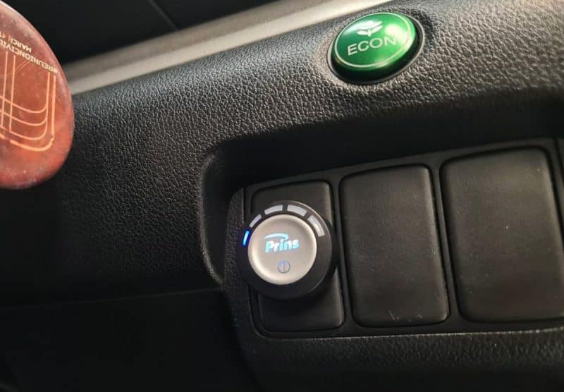 ติดแก๊ส HONDA CRV หงษ์ทองแก๊ส สวิตช์แก๊ส Prins Silverline