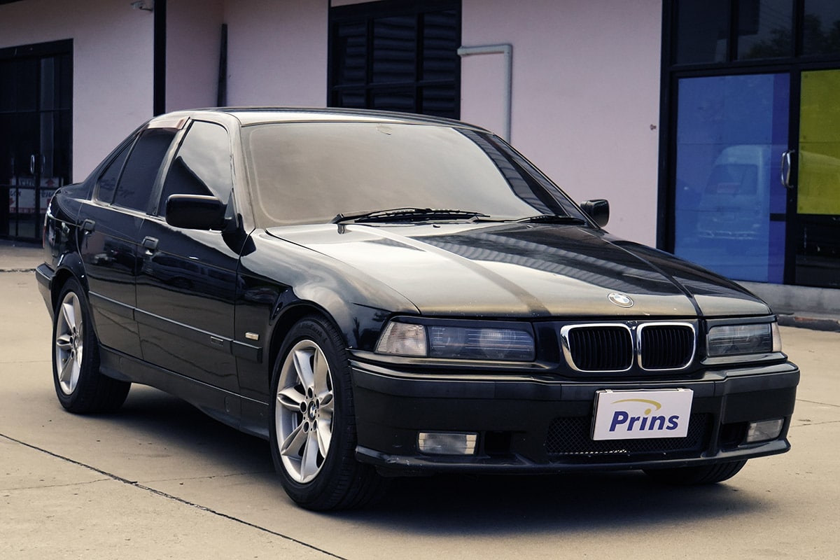 ติดแก๊สlpg BMW - Prins Technomax ถังโดนัท หงษ์ทองแก๊ส