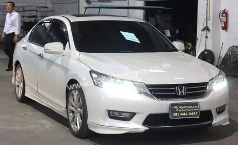 รีวิว ติดแก๊ส Hondsa Accord G8 ติดแก๊ส LPG หงษ์ทองแก๊ส
