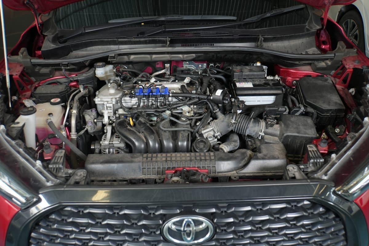 หน้าเครื่อง ติดแก๊ส Toyota Cross 2020-2023 ติดแก๊ส Prins Technomax | หงษ์ทองแก๊ส ติดแก๊ส LPG