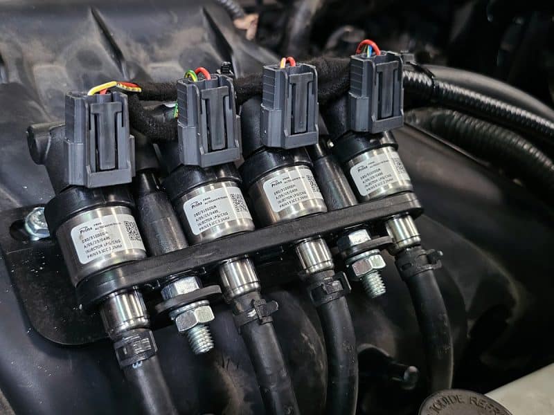 Nissan Juke ติดแก๊ส รางหัวฉีด Prins ถังโดนัท หงษ์ทองแก๊ส ราคา ติดแก๊ส LPG