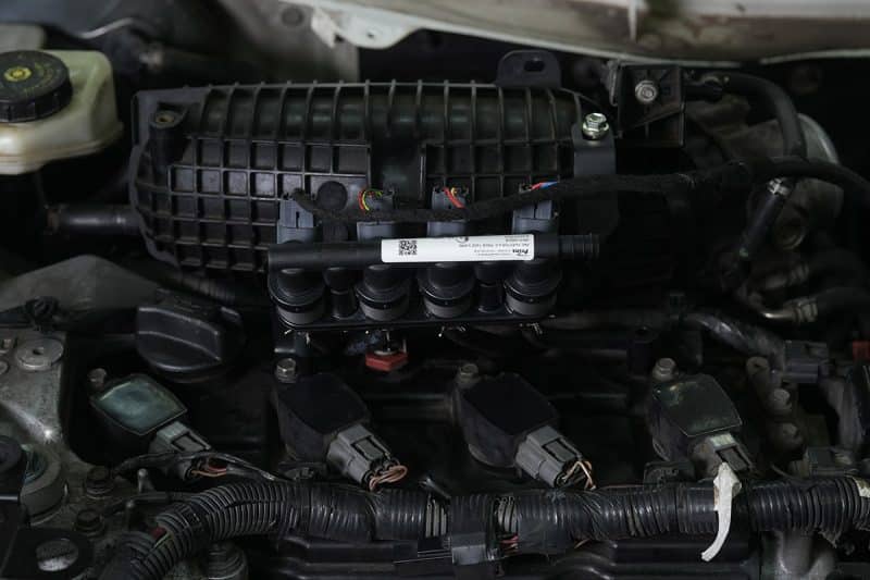 ติดแก๊ส LPG นิสสัน x-trail หงษ์ทองแก๊ส รางหัวฉีด Prins ถังโดนัท ราคา