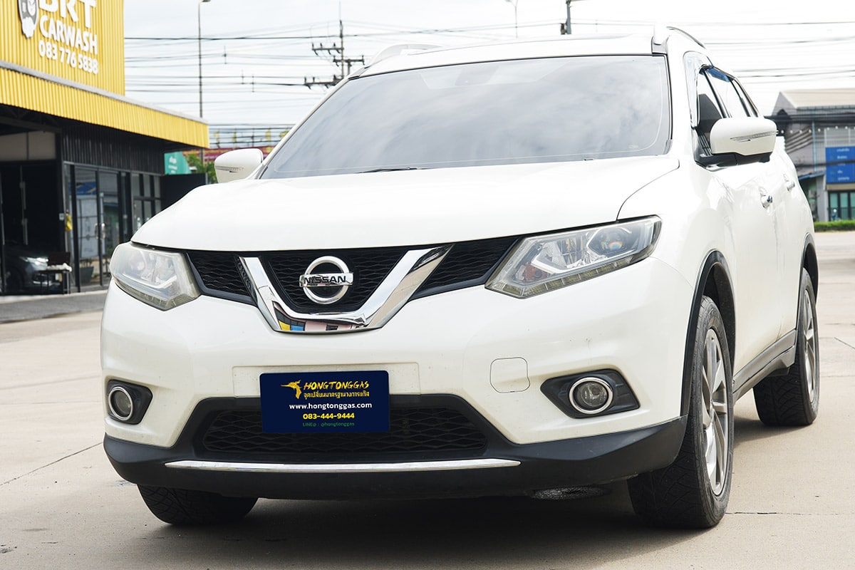 ติดแก๊ส LPG นิสสัน x-trail หงษ์ทองแก๊ส Prins Silverline ถังโดนัท ราคา
