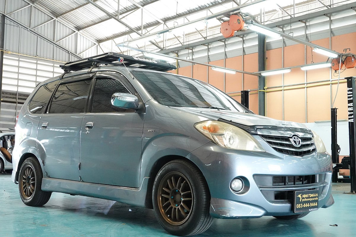 ติดแก๊สโตโยต้า Avanza ถังแคปซูล หงษ์ทองแก๊ส ราคา