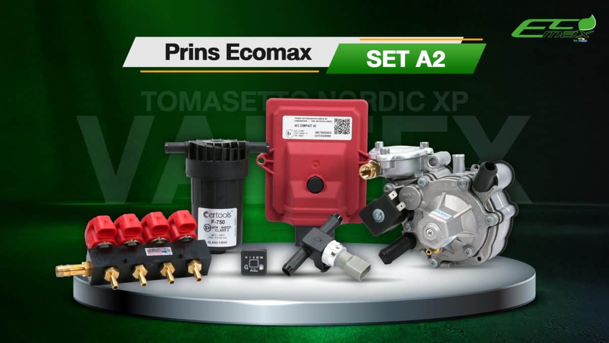 ชุดอุปกรณ์ ติดแก๊ส Prins EcoMax (SET A2)