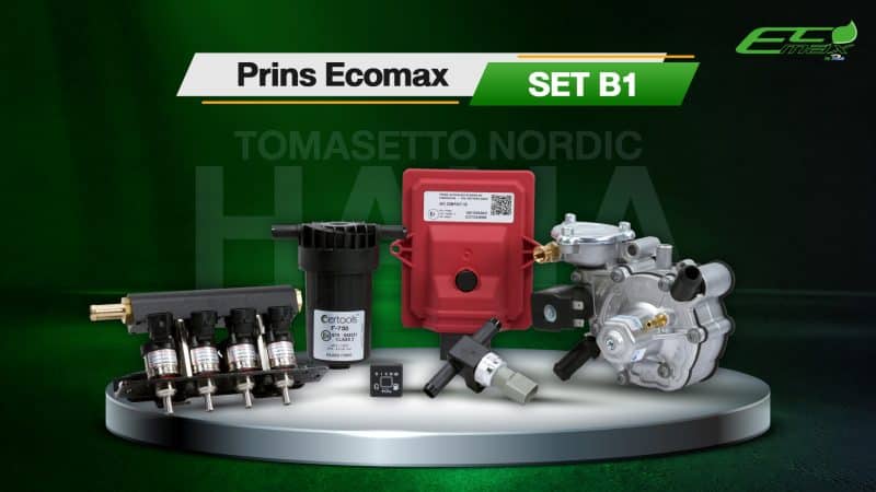 ชุดอุปกรณ์ ติดแก๊ส Prins EcoMax (SET B1)
