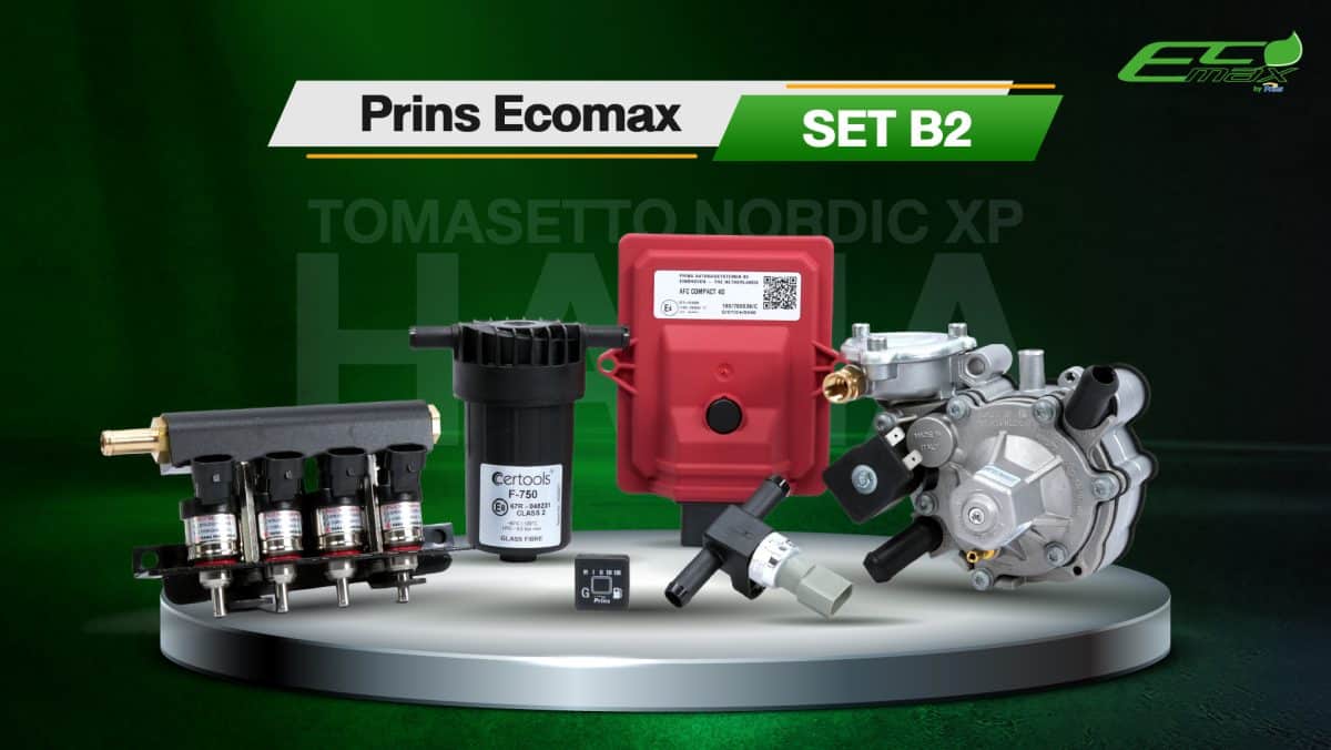 ชุดอุปกรณ์ ติดแก๊ส Prins EcoMax (SET B2)