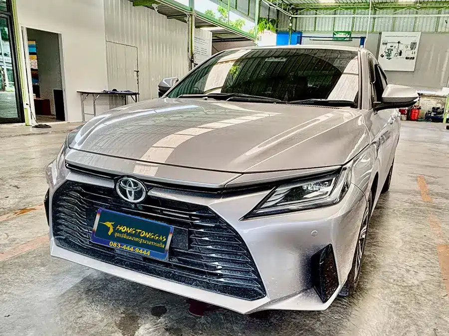 YARIS Ativ ติดแก๊ส