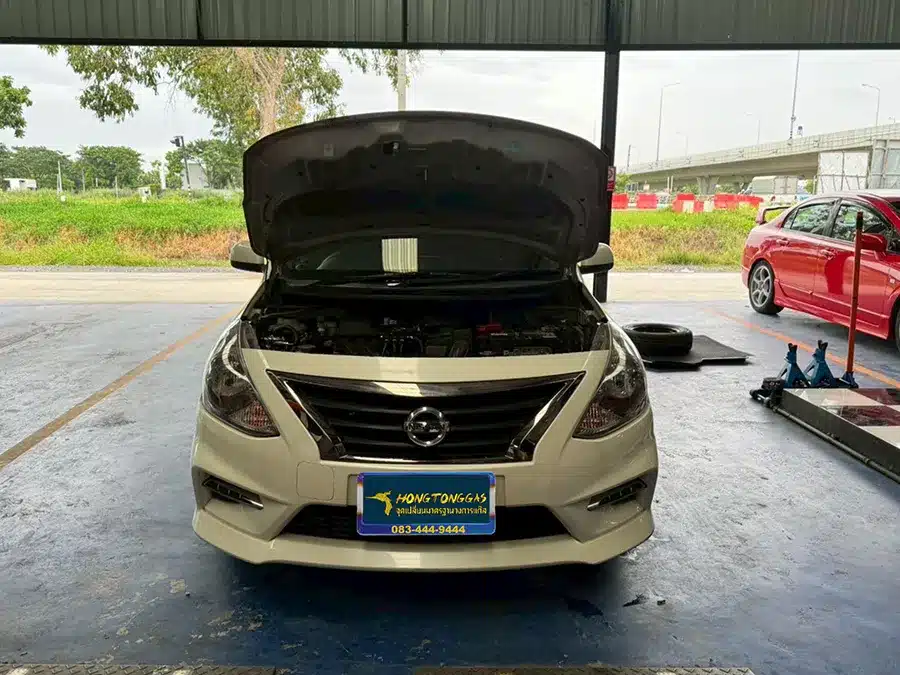 Nissan Almera ติดแก๊ส