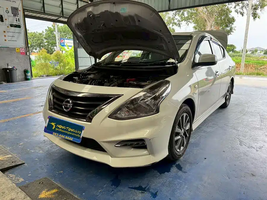 Nissan Almera ติดแก๊ส