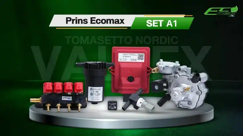 ติดแก๊ส Prins EcoMax หัวฉีด Valtek ราคา (SET A1) หงษ์ทองแก๊ส