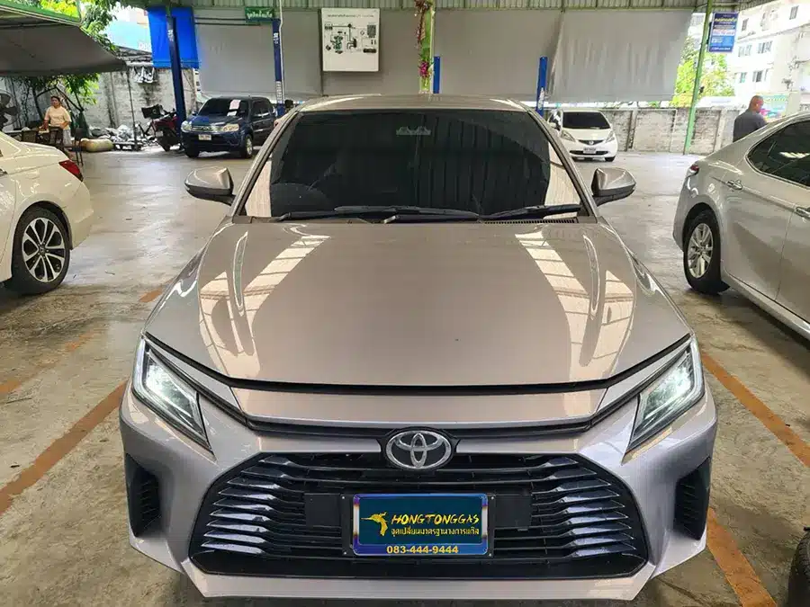 TOYOTA YARIS Ativ ติดแก๊ส