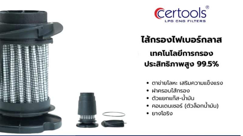 ไส้กรองที่เป็นเทคโนโลยีการกรองขั้นสูง ผลิตจากวัสดุ ‘ไฟเบอร์กลาส’