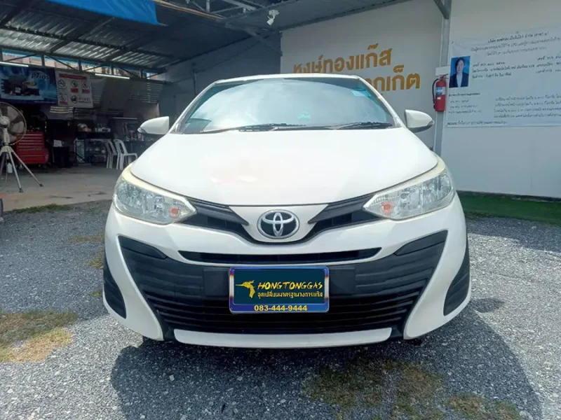 toyota yaris ative ติดแก๊ส