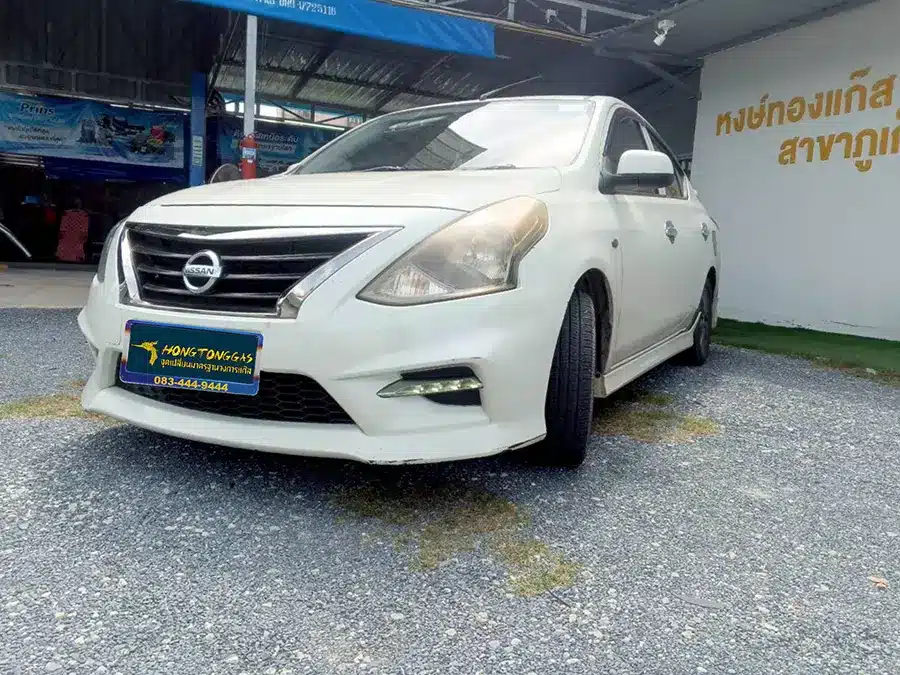 Nissan Almera ติดแก๊ส