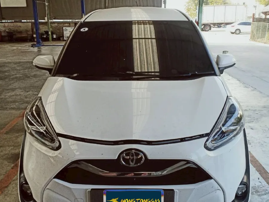 Toyota Sienta Prins EcoMax หม้อต้ม Tomasetto Nordic รางหัวฉีด HANA กรองแก๊ส Certools F-750 กล่อง Prins AFC Compact 4D ถังโดนัทวางบน 53 L
