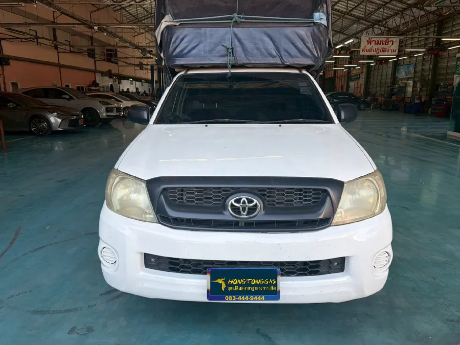 Toyota Hilux Vigo Prins EcoMax หม้อต้ม Tomasetto Nordic รางหัวฉีด HANA กรองแก๊ส Certools F-750 กล่อง AFC Compact 4D ถังโดนัทหุ้มยาง วางล่าง 68L