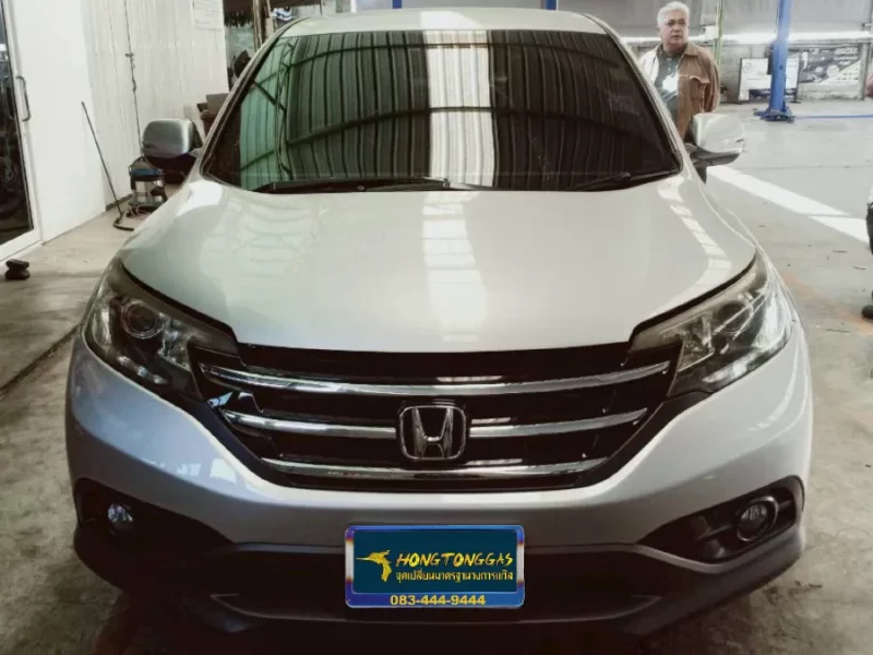 Honda CR-V Prins EcoMax หม้อต้ม Tomasetto Nordic รางหัวฉีด HANA กรองแก๊ส Certools F-750 กล่อง Prins AFC Compact 4D ถังโดนัทวางใน 52L