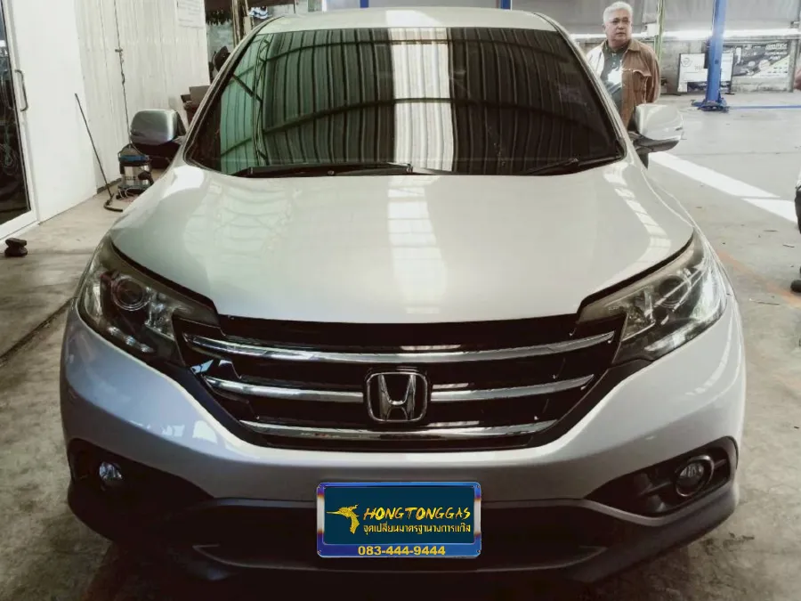 Honda CR-V Prins EcoMax หม้อต้ม Tomasetto Nordic รางหัวฉีด HANA กรองแก๊ส Certools F-750 กล่อง Prins AFC Compact 4D ถังโดนัทวางใน 52L