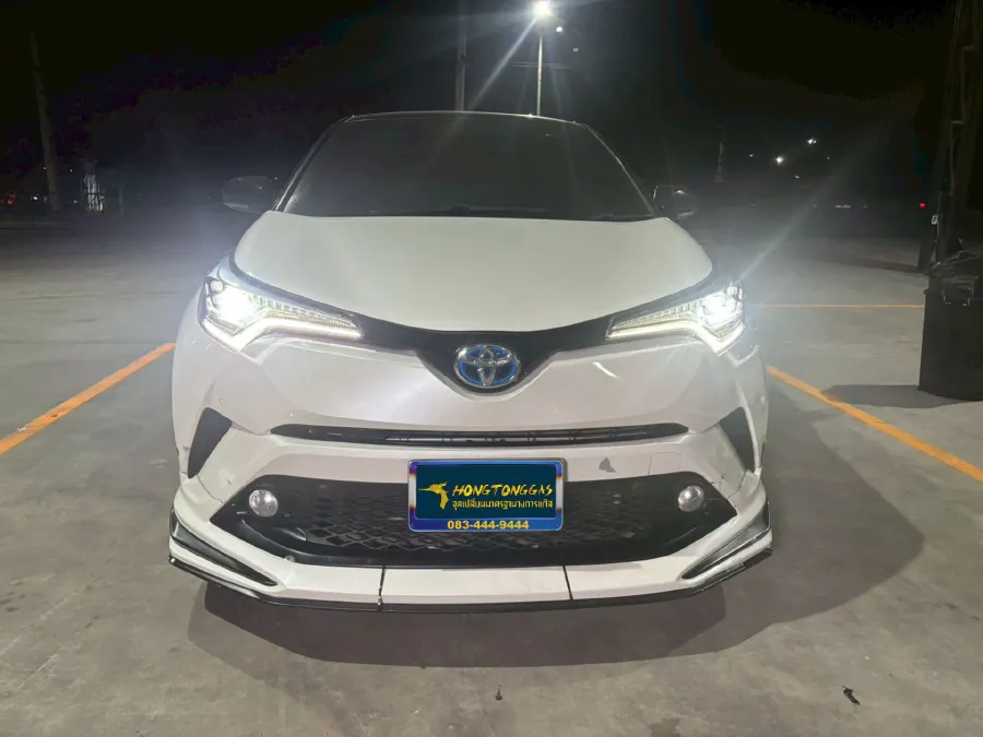 TOYOTA CH-R 1.8 Hybrid ชุดแก๊ส Prins EcoMax หม้อต้ม Tomasetto Nordic รางหัวฉีด HANA กล่อง Prins AFC Compact 4D กรองแก๊ส Certools F-750 ถังโดนัทวางบน 36 ลิตร