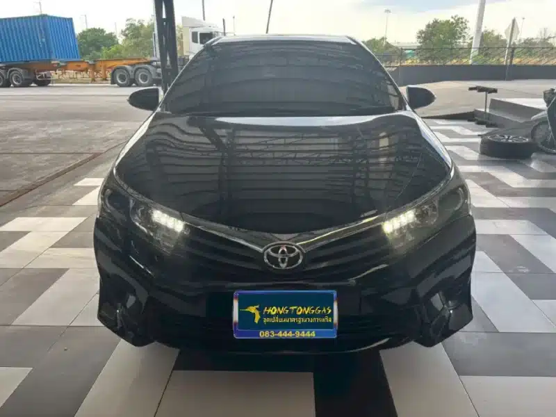 Toyota Altis Prins EcoMax หม้อต้ม Tomasetto Nordic รางหัวฉีด HANA กล่อง Prins AFC Compact 4D ถังโดนัทวางบน 42L