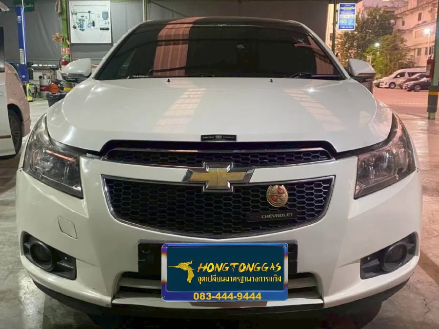 CHEVROLET CRUZE Prins Ecomax หม้อต้ม Tomasetto Nordic รางหัวฉีด HANA กรองแก๊ส Certools F-750 กล่อง Prins AFC Compact 4D ถังโดนัทวางบน 52L