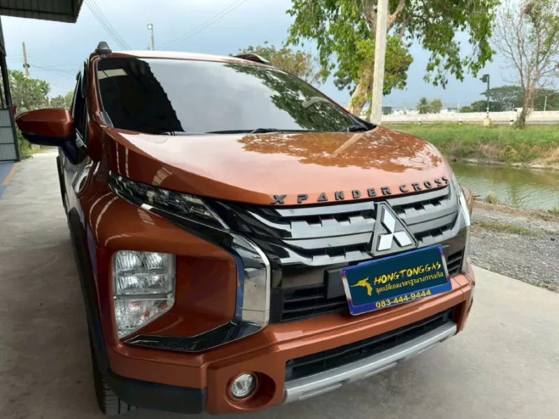 Mitsubishi Xpander Cross Prins EcoMax หม้อต้ม Tomasetto Nordic รางหัวฉีด HANA กล่อง Prins AFC Compact 4D ถังโดนัทหุ้มยาง วางล่าง 48L