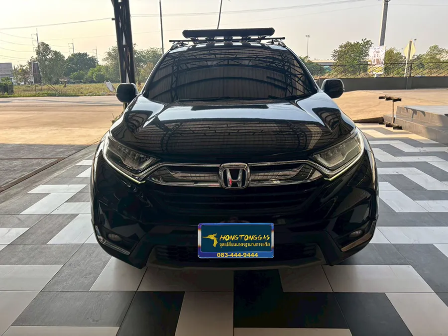 Honda CR-V Prins EcoMax หม้อต้ม Tomasetto Nordic รางหัวฉีด Hana กรองแก๊สกลางสาย Certool F-750 กล่อง Prins AFC Compact 4D ถังโดนัทวางใน 54L